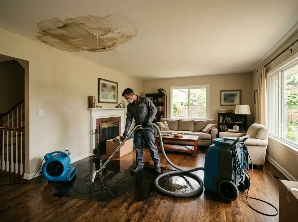 attic-pipe-burst-ceiling-drip-008 — frequently asked questions, Water Damage Restoration & Carpet Care in Landmark, AR
